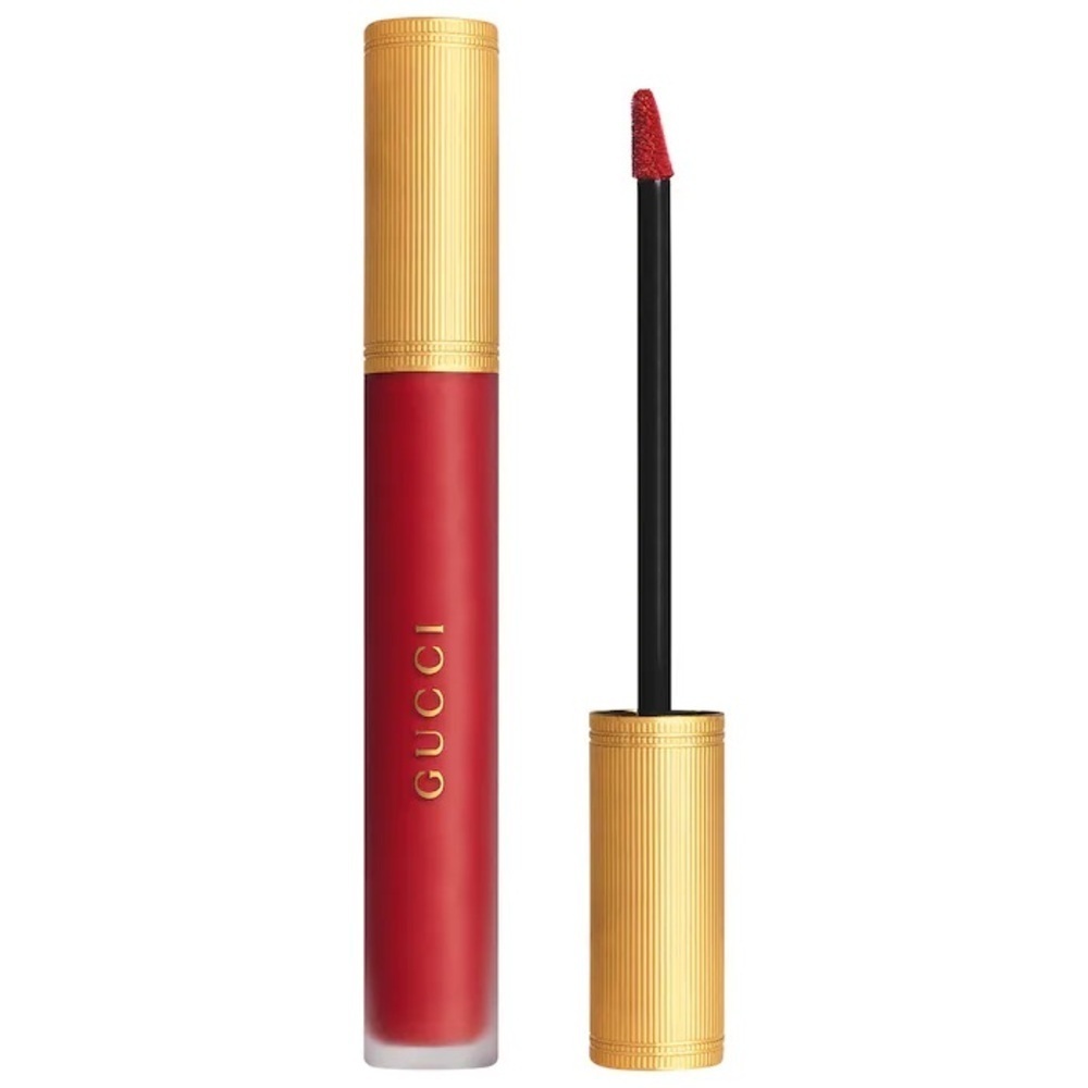 Gucci Transfer-Proof Matte Liquid Lipstick~SOLD OUT~Goldie Red (25)💋NEW IN BOX